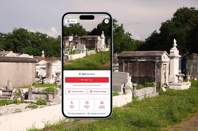 St Louis Cemetery No.3 New Orleans Burial Tradition Audio Guide - Using the VoiceMap audio system