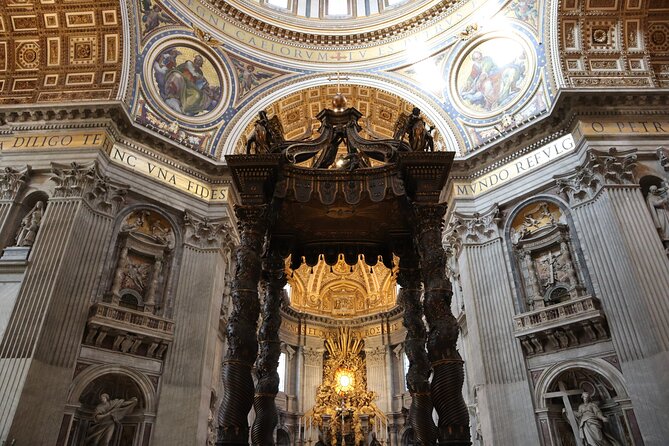 St. Peter's Basilica Reserved Entry with Audioguide - The downloadable audio guide needs preparation