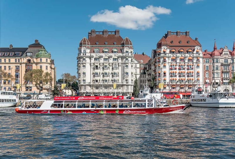 Stockholm: Royal Bridges & Canal Boat Tour with Audio Guide - From Gamla Stan to the Djurgårds Canal