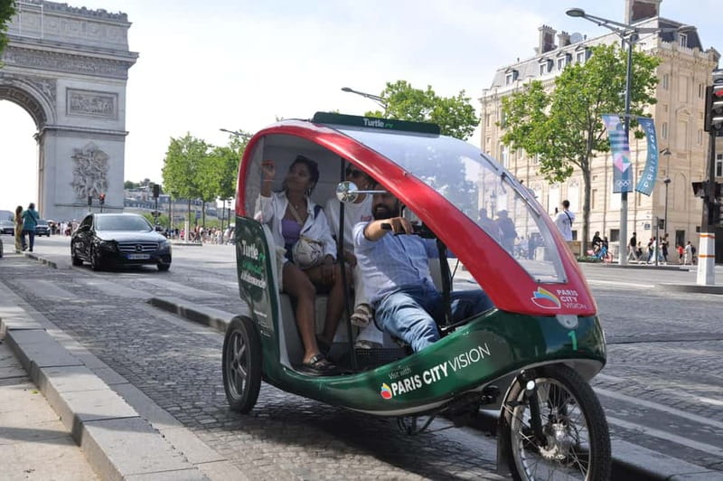 The Tout Paris Private Rickshaw bike Tour with Audio Guide - The Latin Quarter, Pantheon, and Luxembourg Gardens