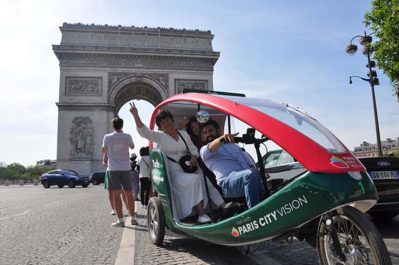 The Tout Paris Private Rickshaw bike Tour with Audio Guide - Traffic, comfort, and the rickshaw ride