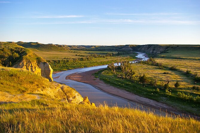 Theodore Roosevelt National Park Self-Guided Driving Audio Tour - River Bend Overlook delivers the classic view