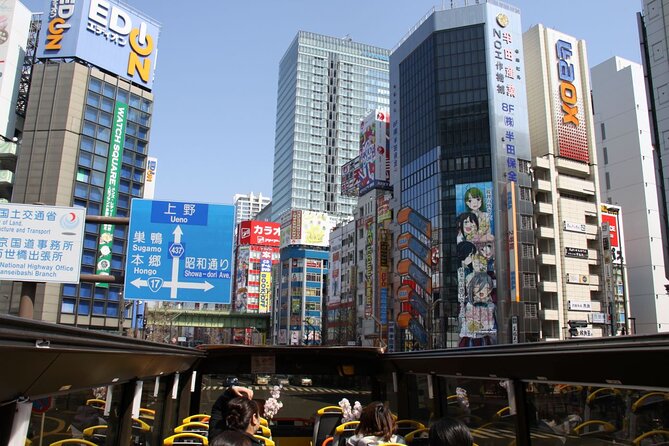 Tokyo: Open Top Sightseeing Bus with Audio Guide - Price, luggage, and cancellation details