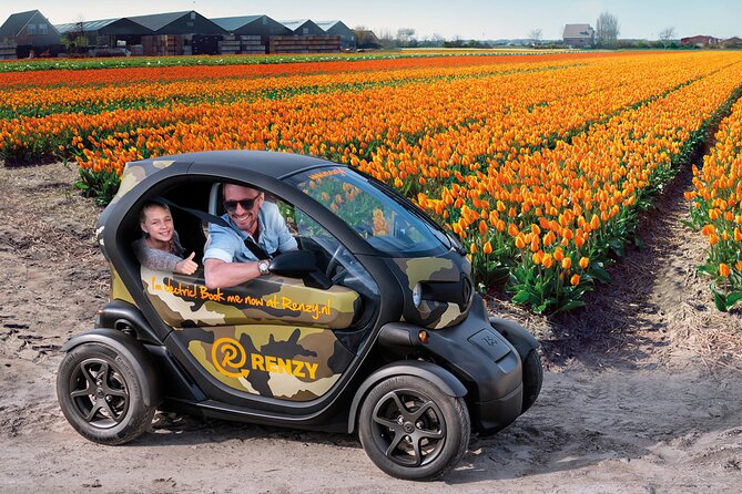 Tulip Fields near Keukenhof - Self-Drive Audio Tour for 2 People - What this little electric car is really like