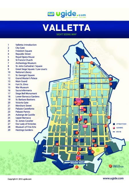 Valletta: Self-Guided Audio Tour, Map and Directions - St. John’s Co-Cathedral and the Knights of St. John