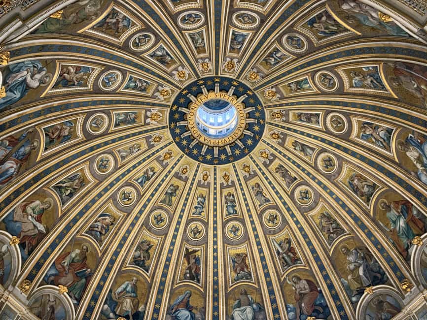Vatican Full access: St.Peter's Basilica, Dome, Tombs+Audio - What the $33 price really gets you