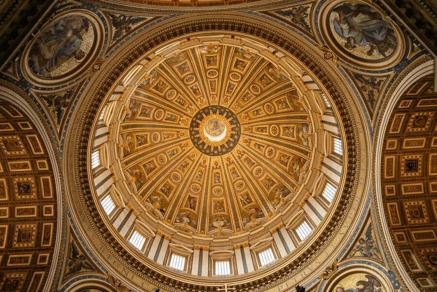Vatican Full access: St.Peter's Basilica, Dome, Tombs+Audio - Inside St. Peter’s Basilica