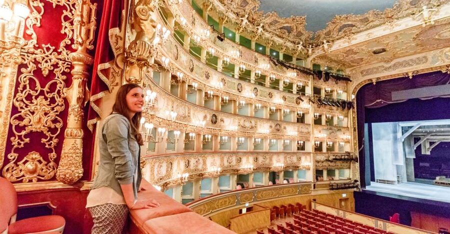 Venice: La Fenice Opera House Entry Ticket with Audio Guide - The auditorium, balconies, and royal box