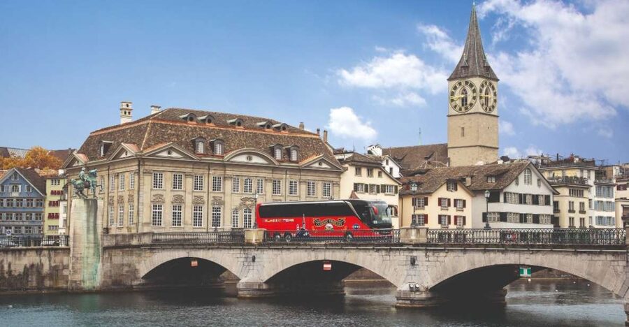 Zurich: City Top Attractions Tour by Bus with Audio Guide - Key points to know before you board